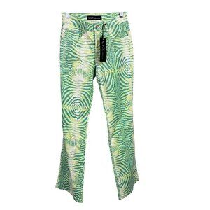 RVT Jeans Women's Lime Green & Yellow Pants